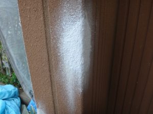 坂戸市屋根外壁塗装工事施工例欠損部補修