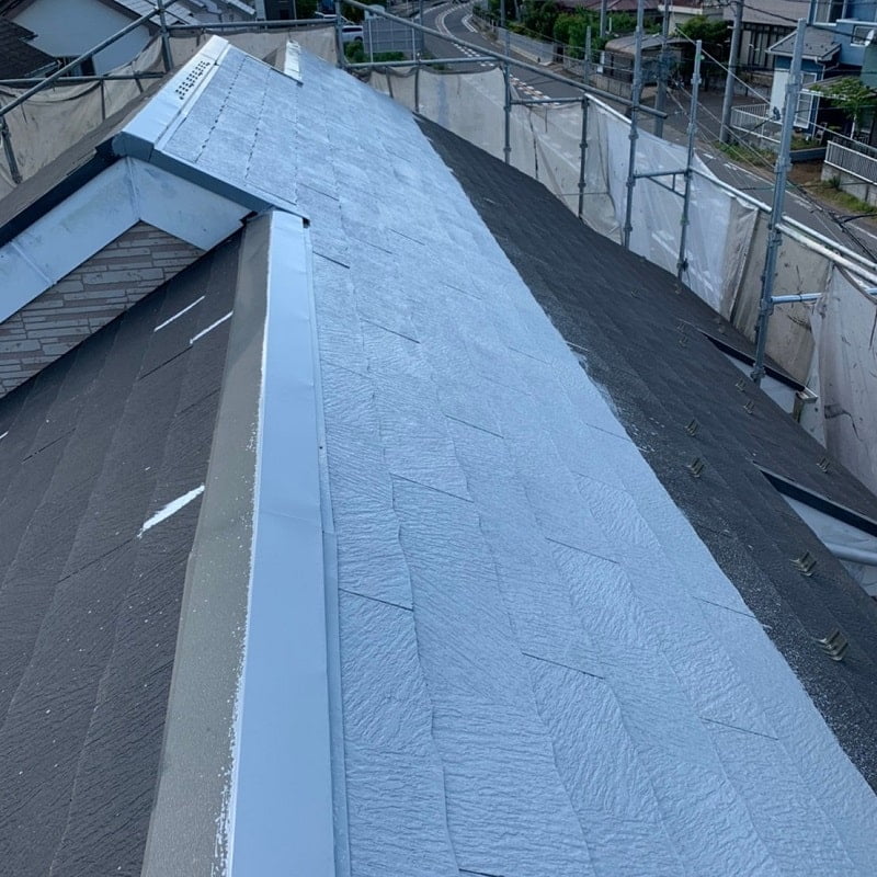 屋根下塗り(1回目)