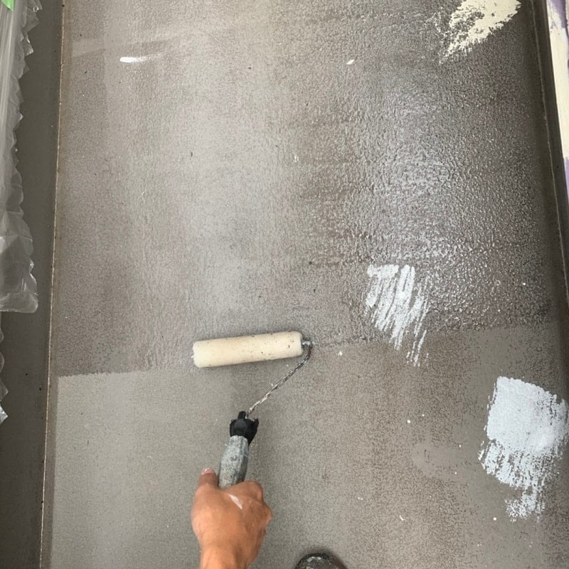 バルコニープライマー塗布