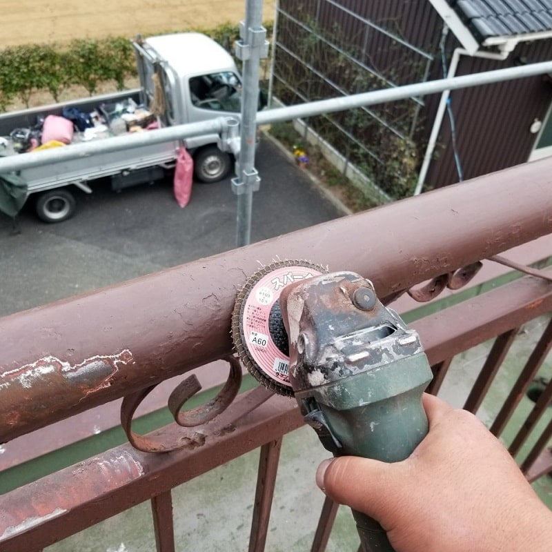 鉄柵ケレン