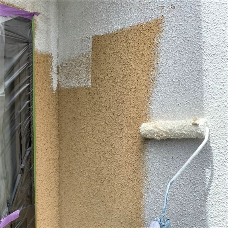 壁下塗り(1回目)